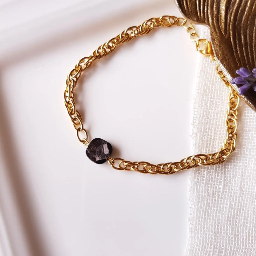 Bracelet Bohème l Pierres au choix bijoux Ginandger 