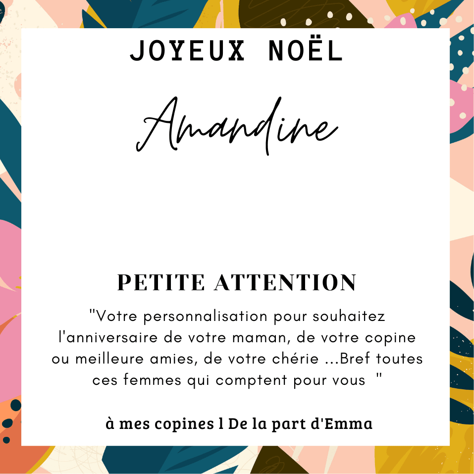 Coffret Bracelet Anneaux l Noël bracelet A mes copines 